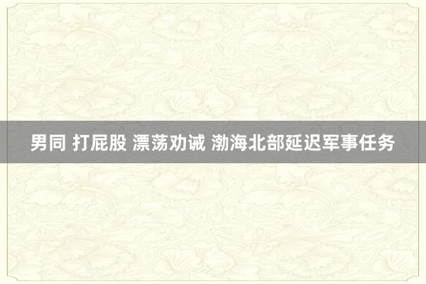 男同 打屁股 漂荡劝诫 渤海北部延迟军事任务
