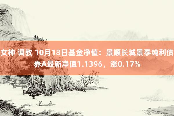 女神 调教 10月18日基金净值：景顺长城景泰纯利债券A最新净值1.1396，涨0.17%