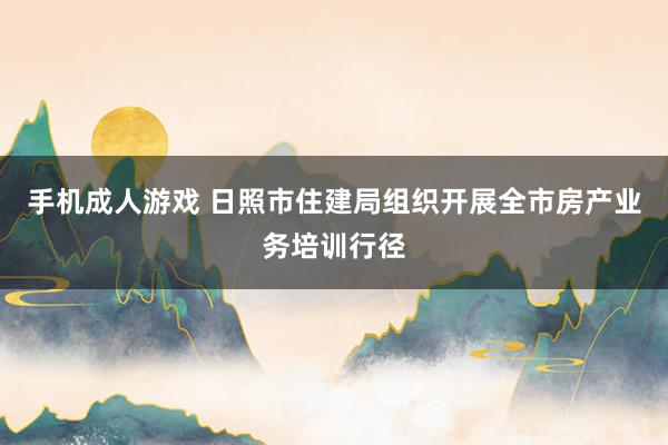 手机成人游戏 日照市住建局组织开展全市房产业务培训行径
