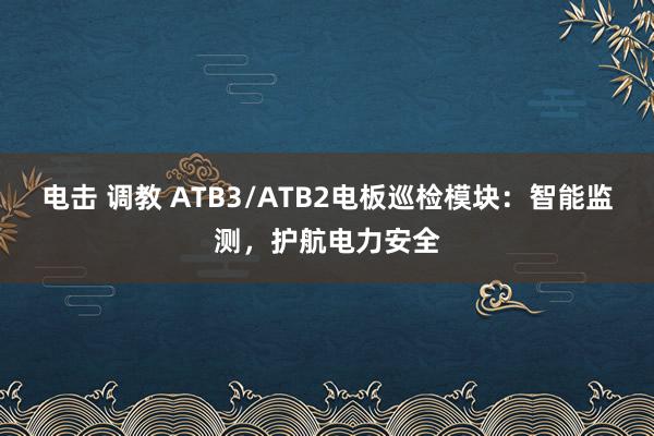 电击 调教 ATB3/ATB2电板巡检模块：智能监测，护航电力安全